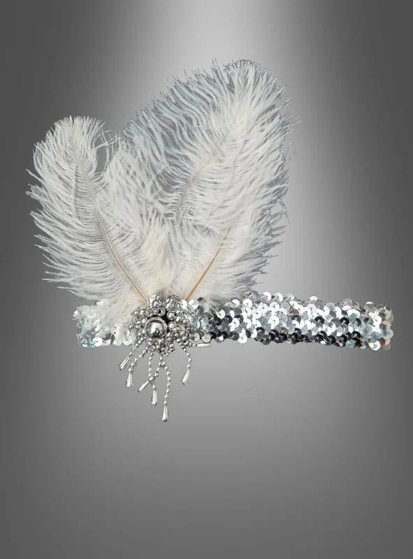 20er Pailletten Kopfschmuck Haarband