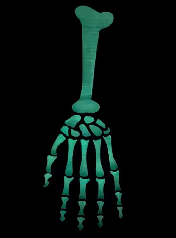 Skelett Handschuhe für Erwachsene 40cm