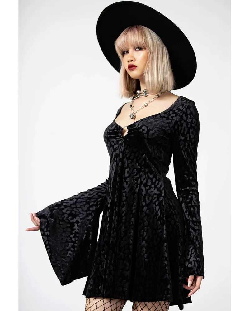 KILLSTAR Nightcall Langarm Kleid