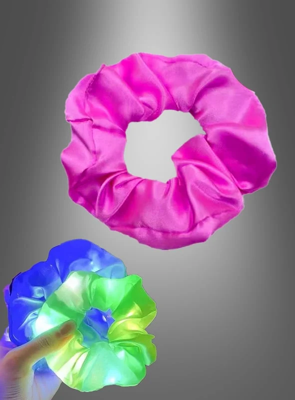 Scrunchie Haargummi mit LED