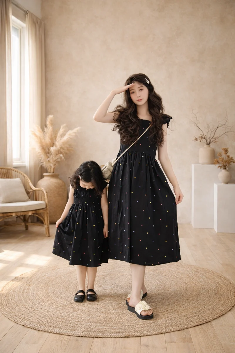 Mother And Daughter Set Clothes