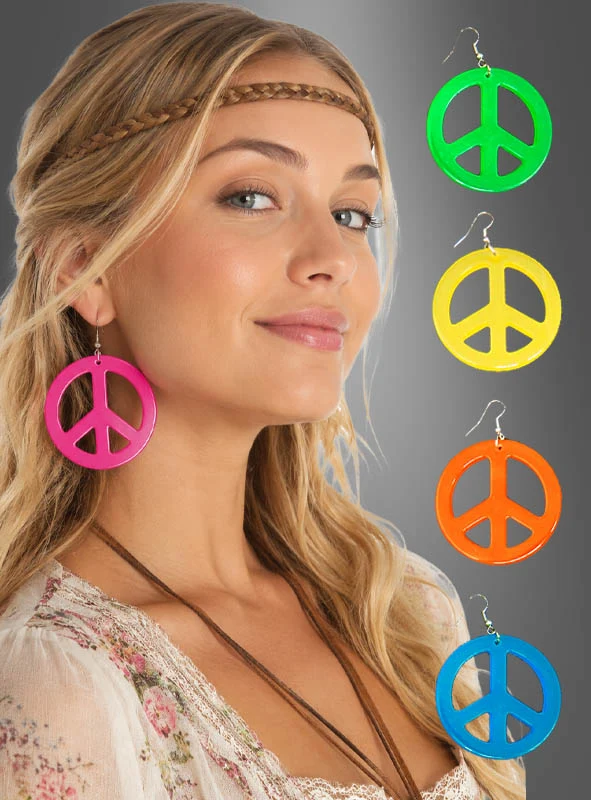 Hippie Ohrringe Peace