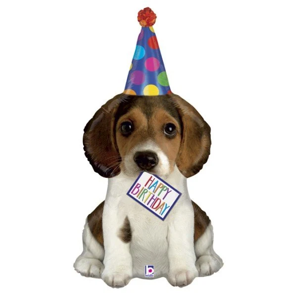 Tierballon Birthday Puppy