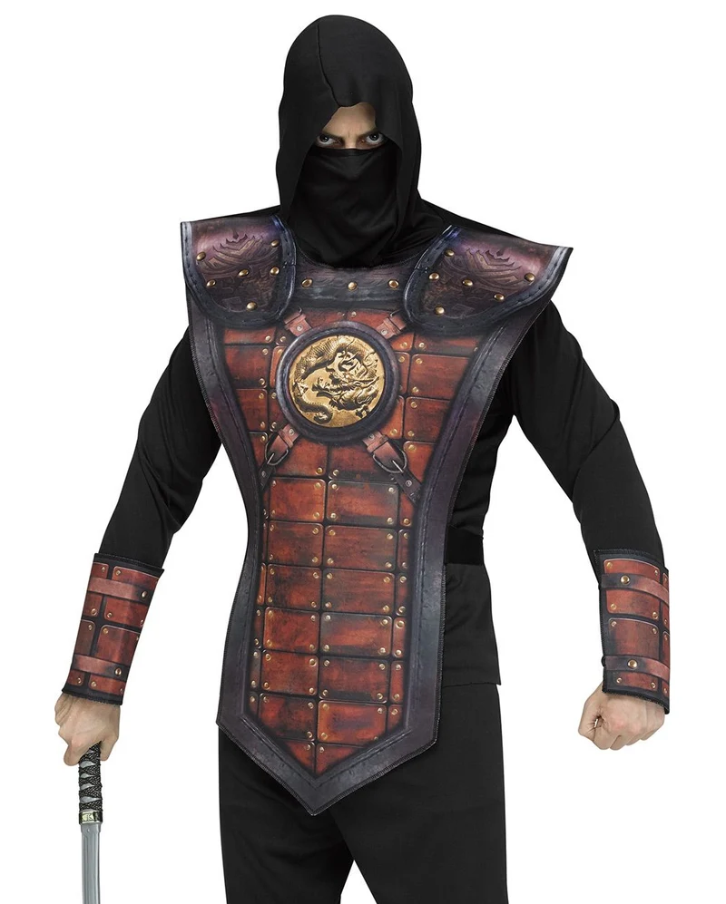 Goldener Drache Ninja Kostüm