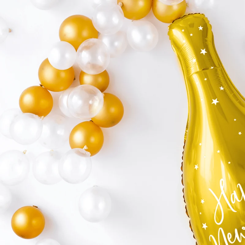 Mini Ballons Ø 12cm Pearl Gold 10 Stk.