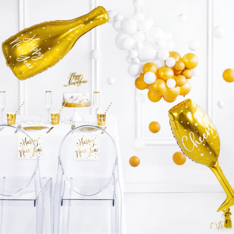 Mini Ballons Ø 12cm Pearl Gold 10 Stk.