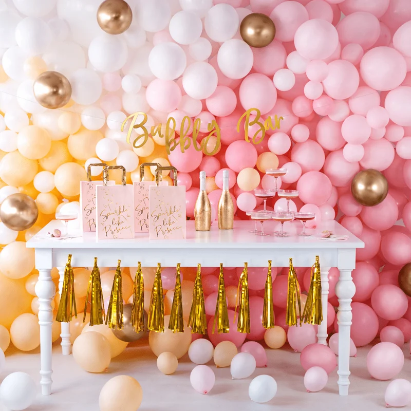Mini Ballons Ø 12cm Pastell Rosa 100 Stk.