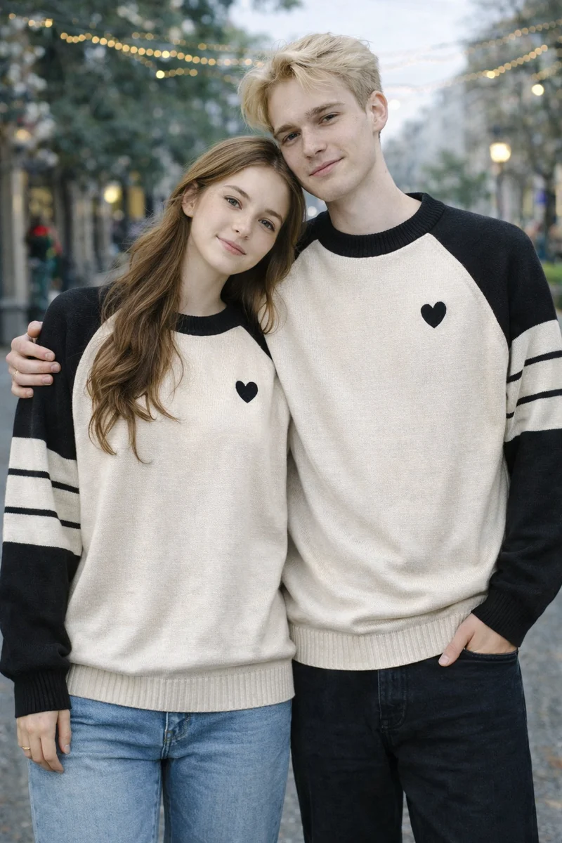Pullover Mit Kleinen Herzen