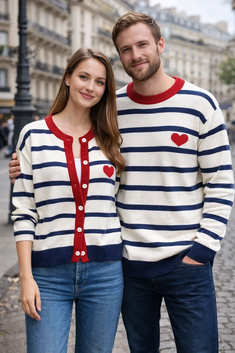Pullover Mit Rosa Herzen