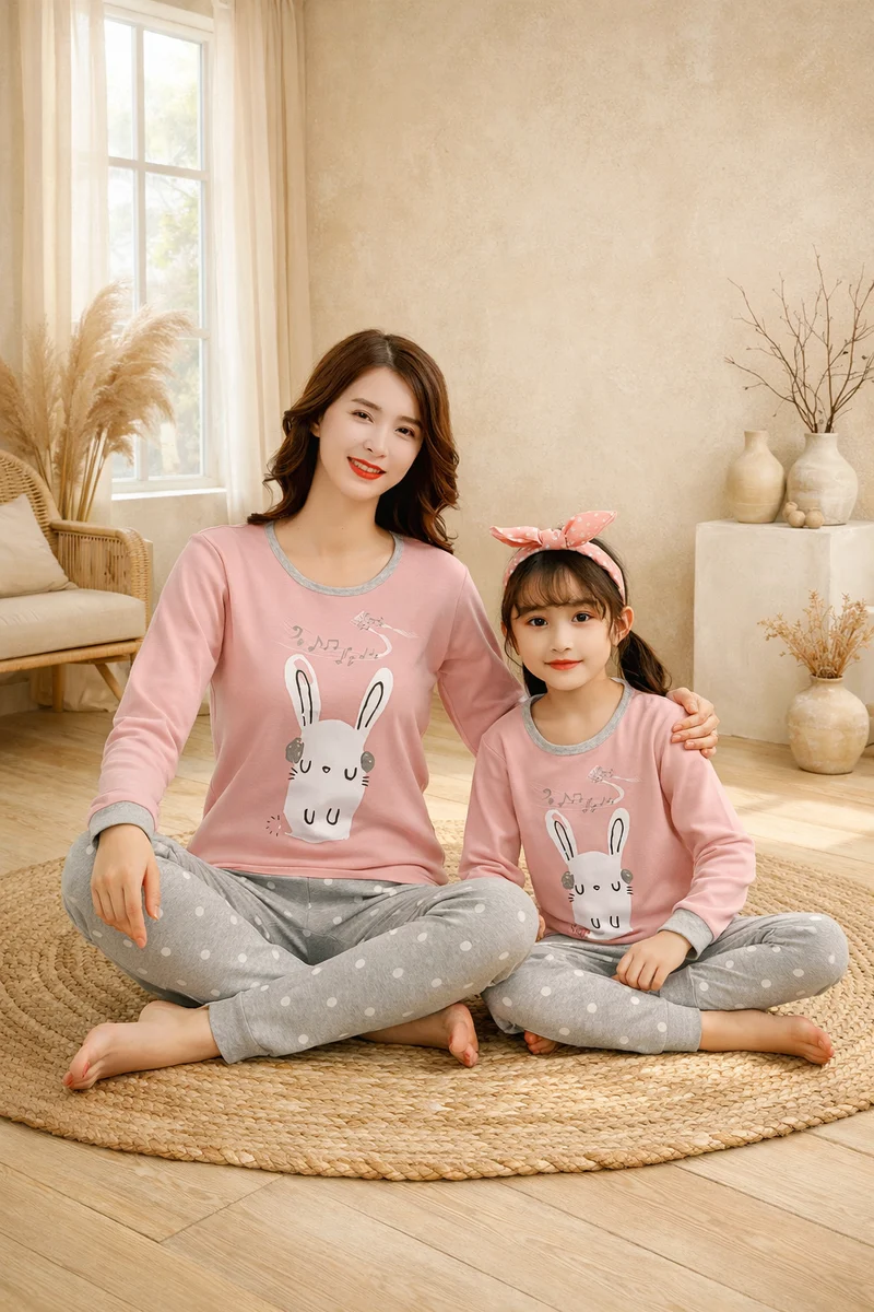 Mother And Daughter Matching Pajamas