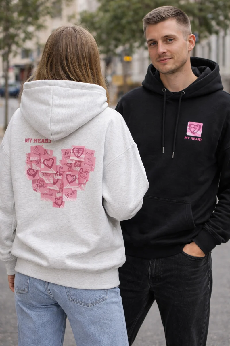 Pullover Mit Roten Herzen