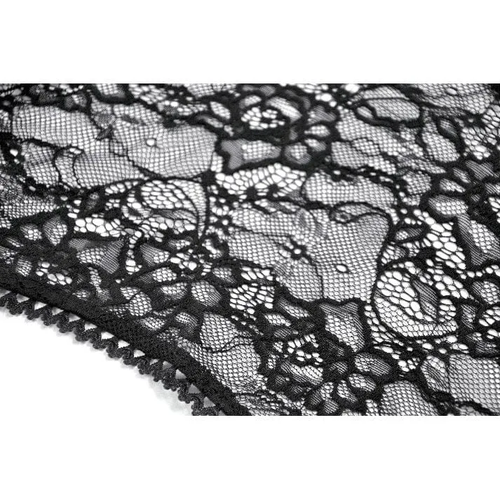Gothic-Cape für Damen mit Spitzenbesatz und ausgestellten Ärmeln