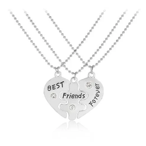 Halskette Getrenntes Herz Freundschaft