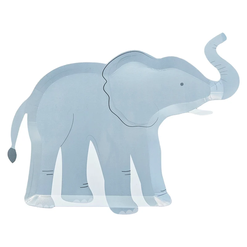 Pappteller Elefant 8 Stk.