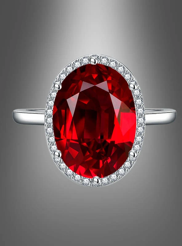 Ring mit großem Edelstein