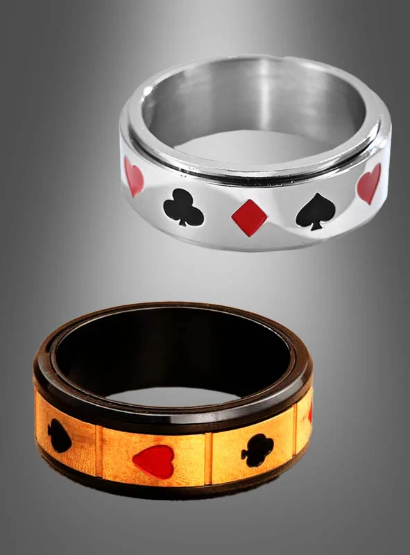 Casino Ring silber oder gold