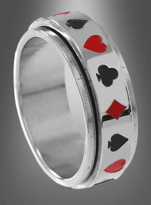 Casino Ring silber oder gold