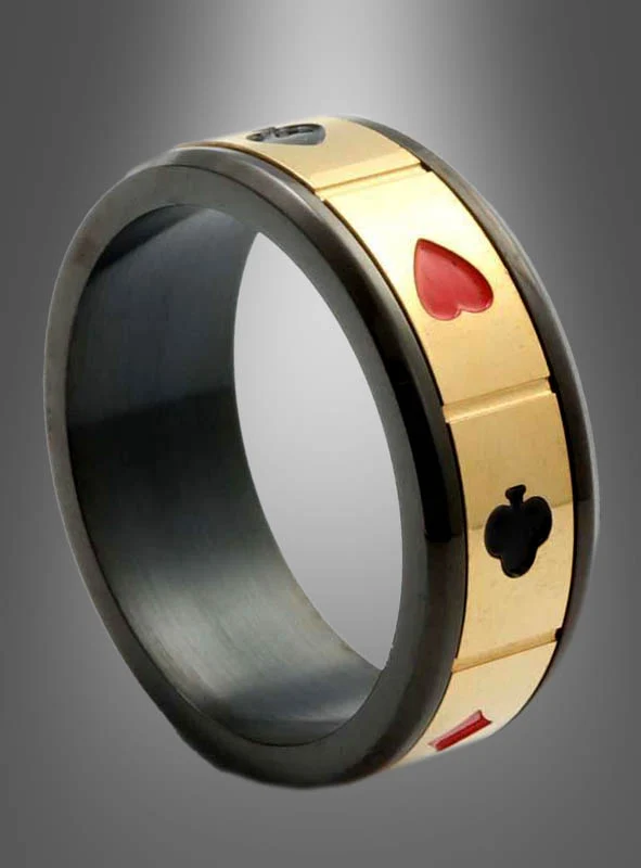 Casino Ring silber oder gold