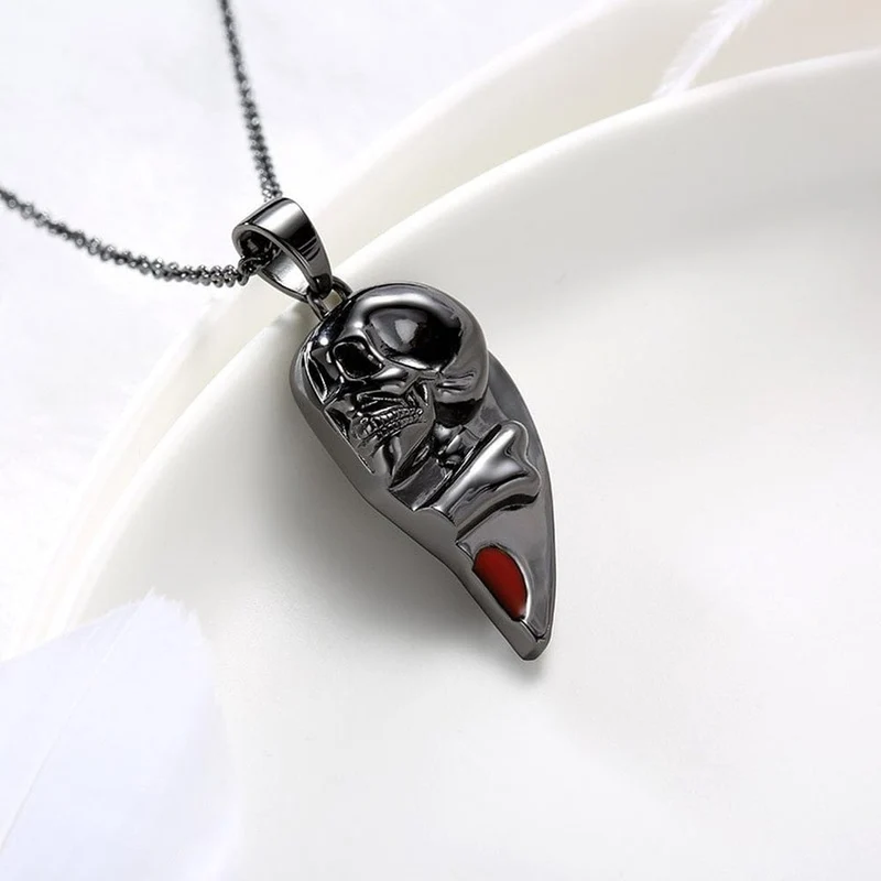 Gothic Herz Kette Freundschaft