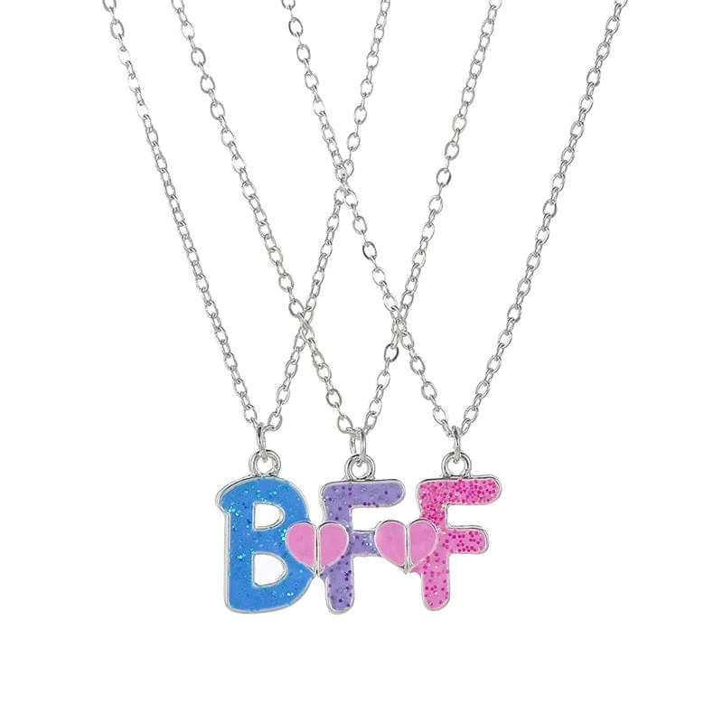 Halskette Buchstaben Bff Für 3