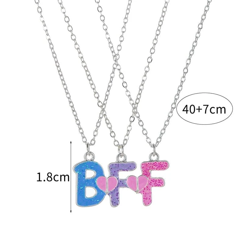 Halskette Buchstaben Bff Für 3