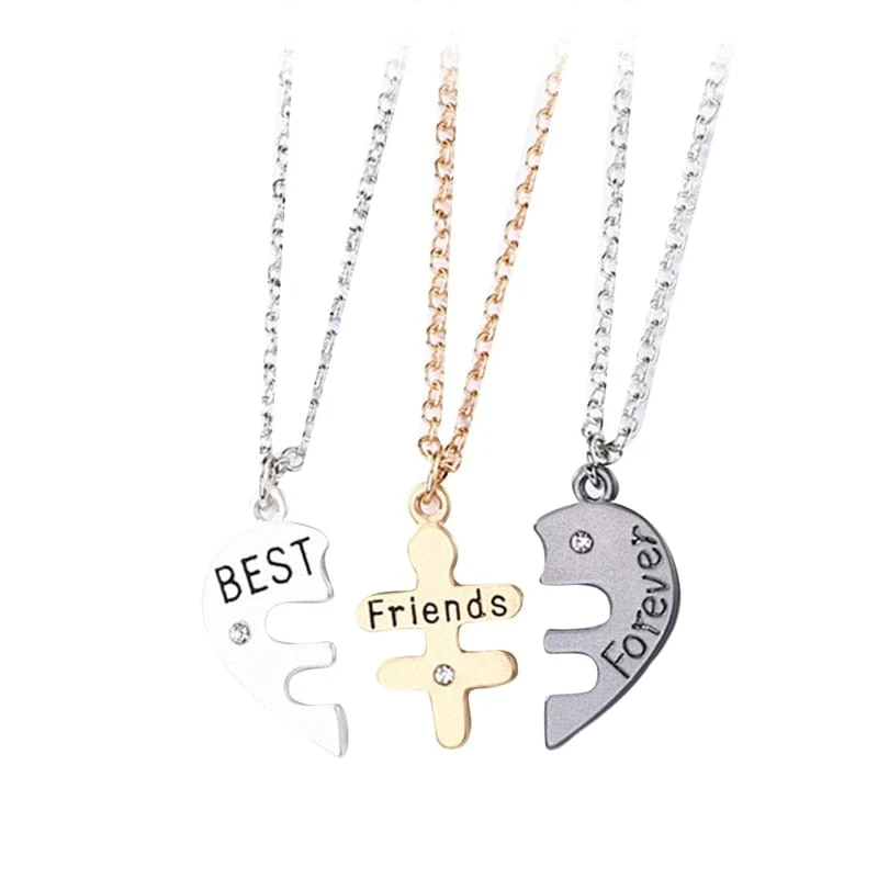 Trio De Copines Herz Halskette