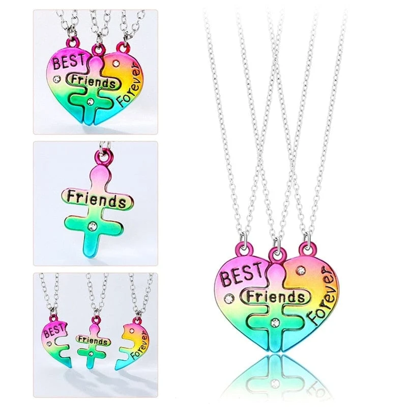 Trio De Copines Herz Halskette