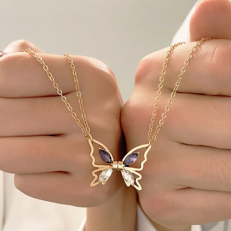 Magnetische Butterfly Halskette