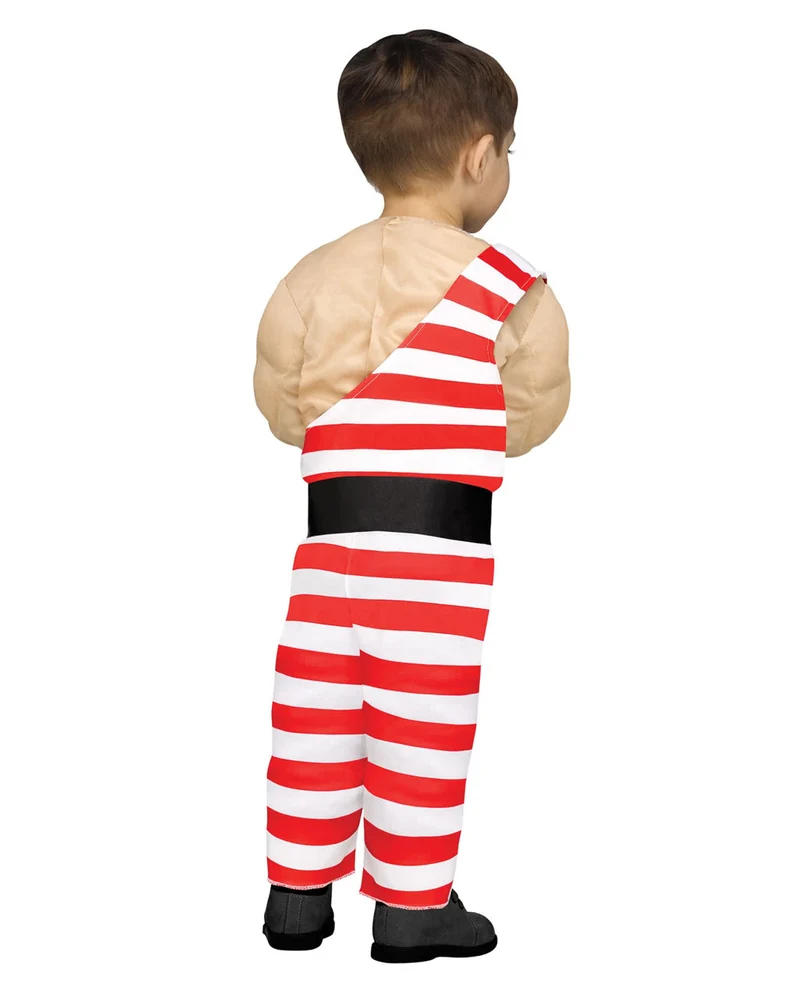 Zirkus Muskelmann Kleinkinderkostüm