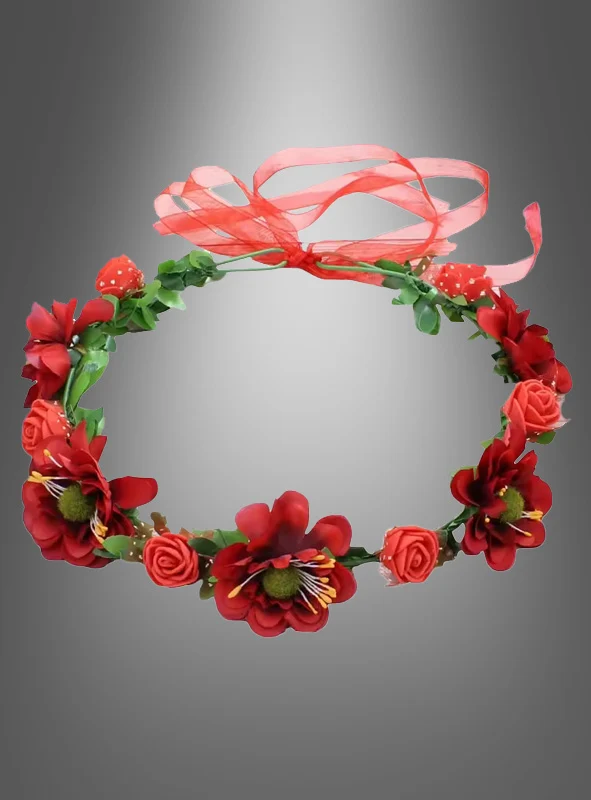 Hippie oder Elfen Blumen Haarkranz