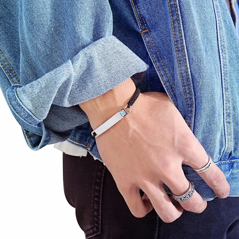 Bracelet Couple Her King His Queen