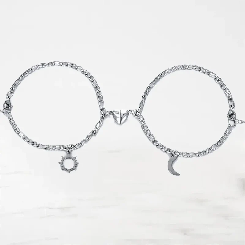 Bracelet Couple Lune et Soleil