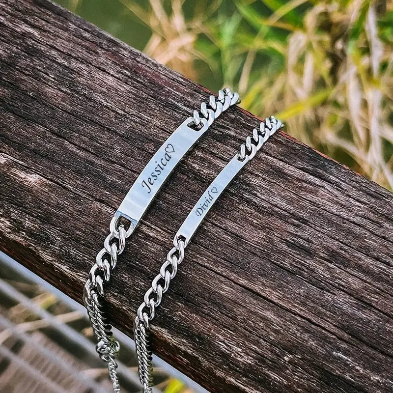 Bracelet Couple (Personnalisable)