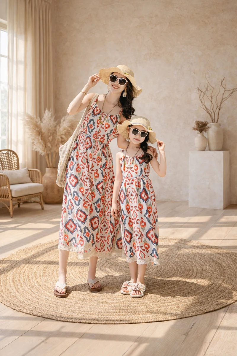 Mother Daughter Set Dress