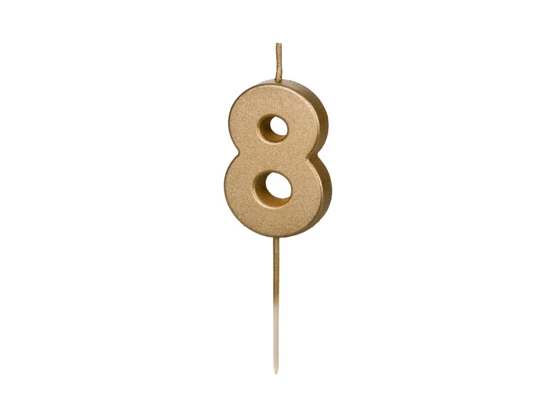 Geburtstagskerze Elegant "8"