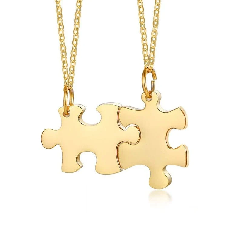Personalisierte Puzzle Halskette