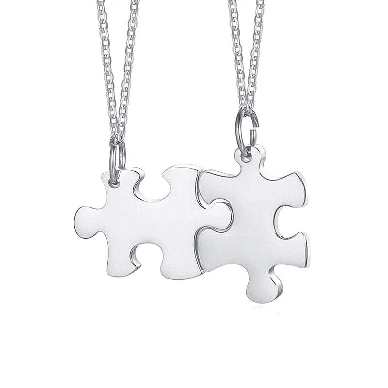 Personalisierte Puzzle Halskette