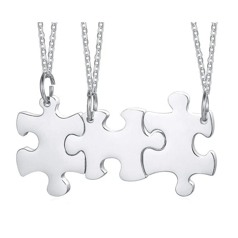 Personalisierte Puzzle Halskette