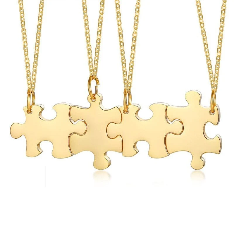 Personalisierte Puzzle Halskette