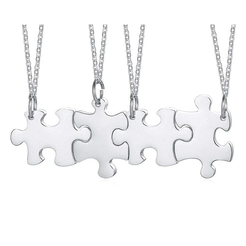 Personalisierte Puzzle Halskette