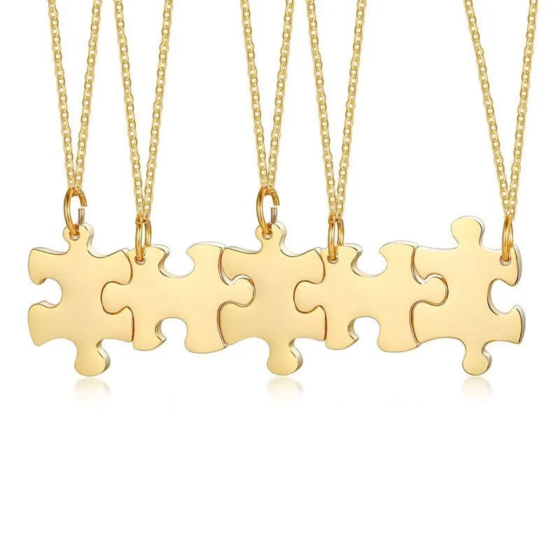 Personalisierte Puzzle Halskette