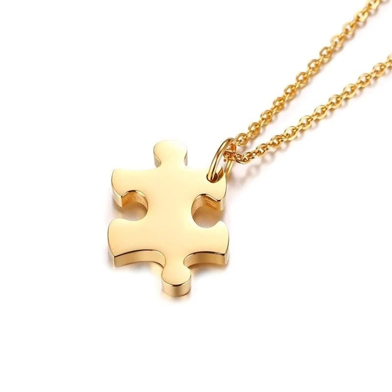 Personalisierte Puzzle Halskette