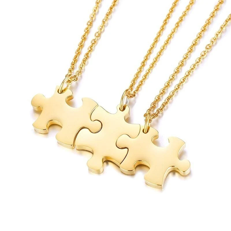 Personalisierte Puzzle Halskette