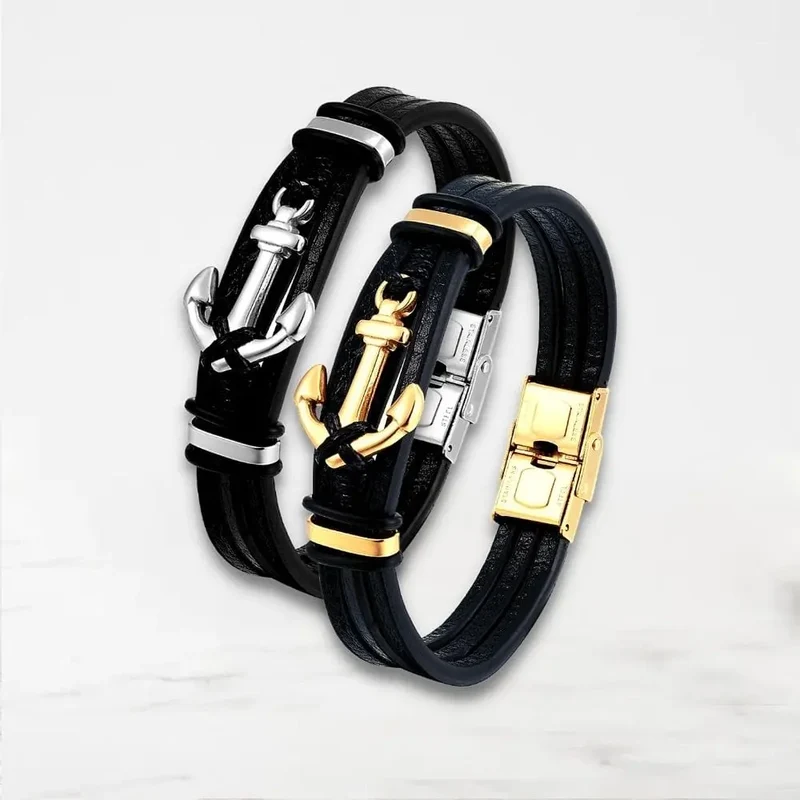Bracelet Couple Ancre