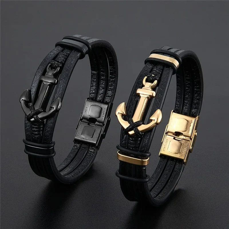 Bracelet Couple Ancre