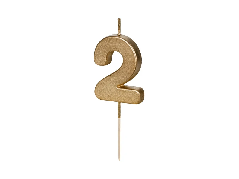 Geburtstagskerze Elegant "2"