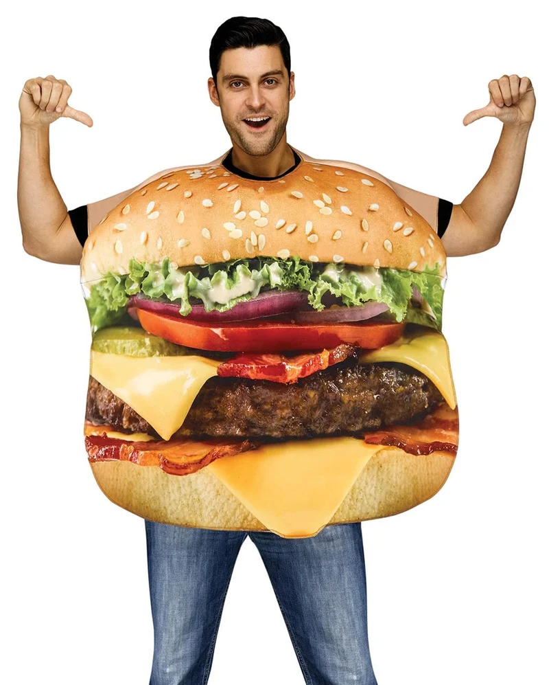 Cheeseburger Kostüm Deluxe