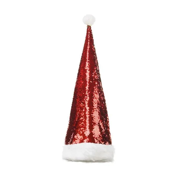 Weihnachtsmütze mit Pailletten