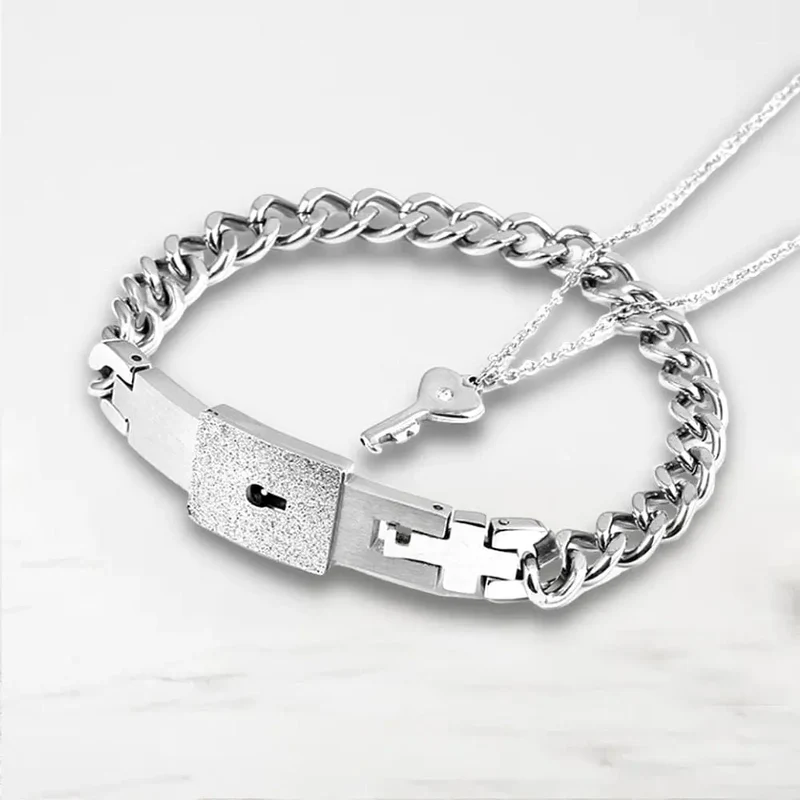 Bracelet Couple Avec Clé