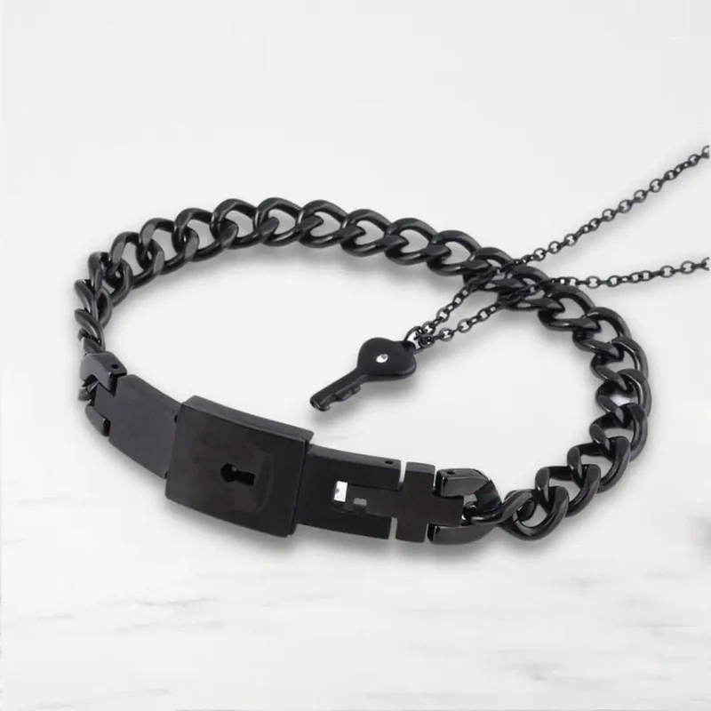 Bracelet Couple Avec Clé